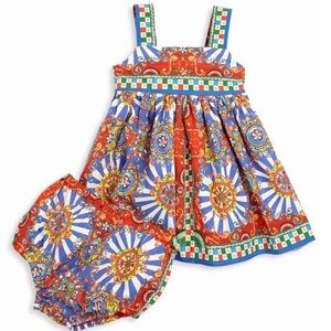 Dolce & Gabbana Multicolor Striped Dress